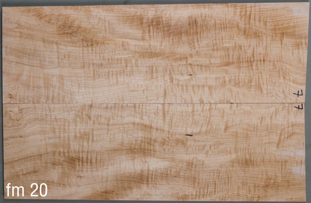 Flamed Maple Top 'FM19' Book-Matched